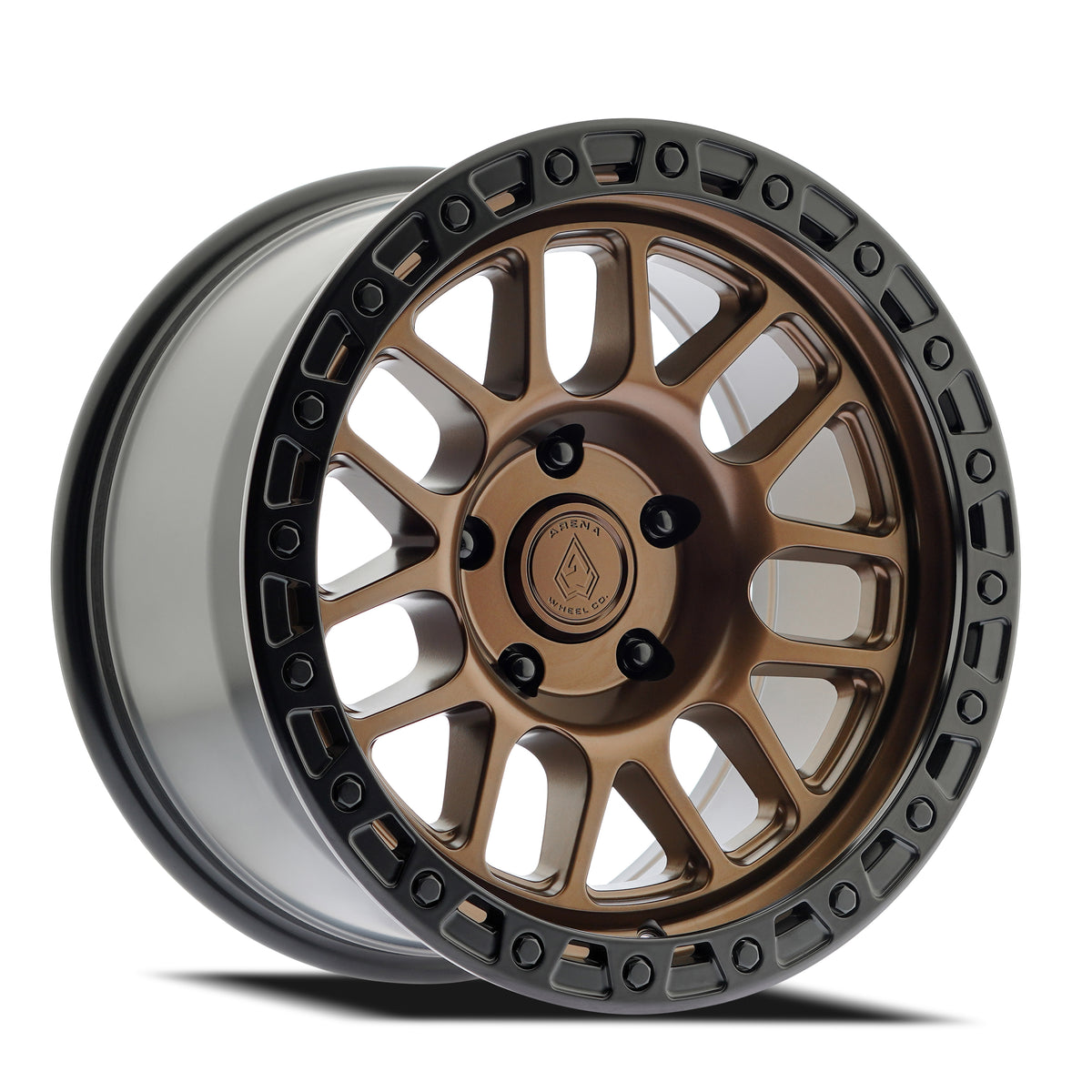 Arena Boost 17X9 +0 Smoked Bronze W/ Satin Black Lip
