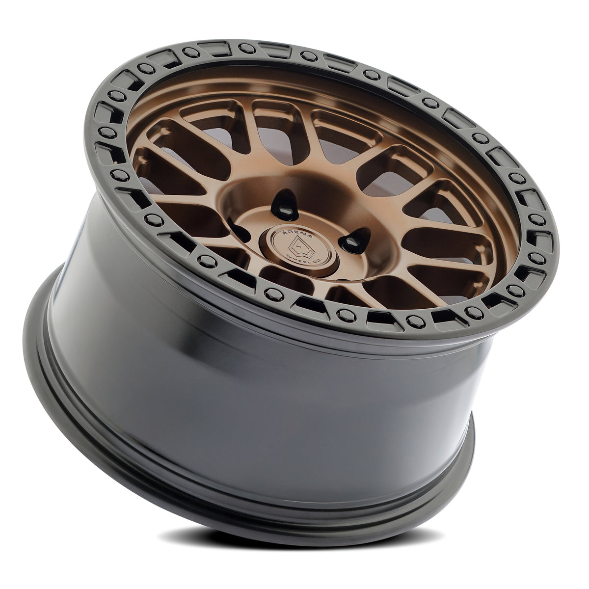 Arena Boost 17X9 +0 Smoked Bronze W/ Satin Black Lip