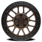 Arena Boost 17X9 +0 Smoked Bronze W/ Satin Black Lip