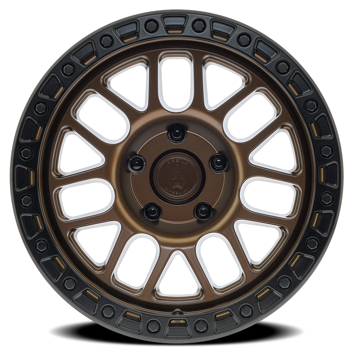 Arena Boost 17X9 +0 Smoked Bronze W/ Satin Black Lip