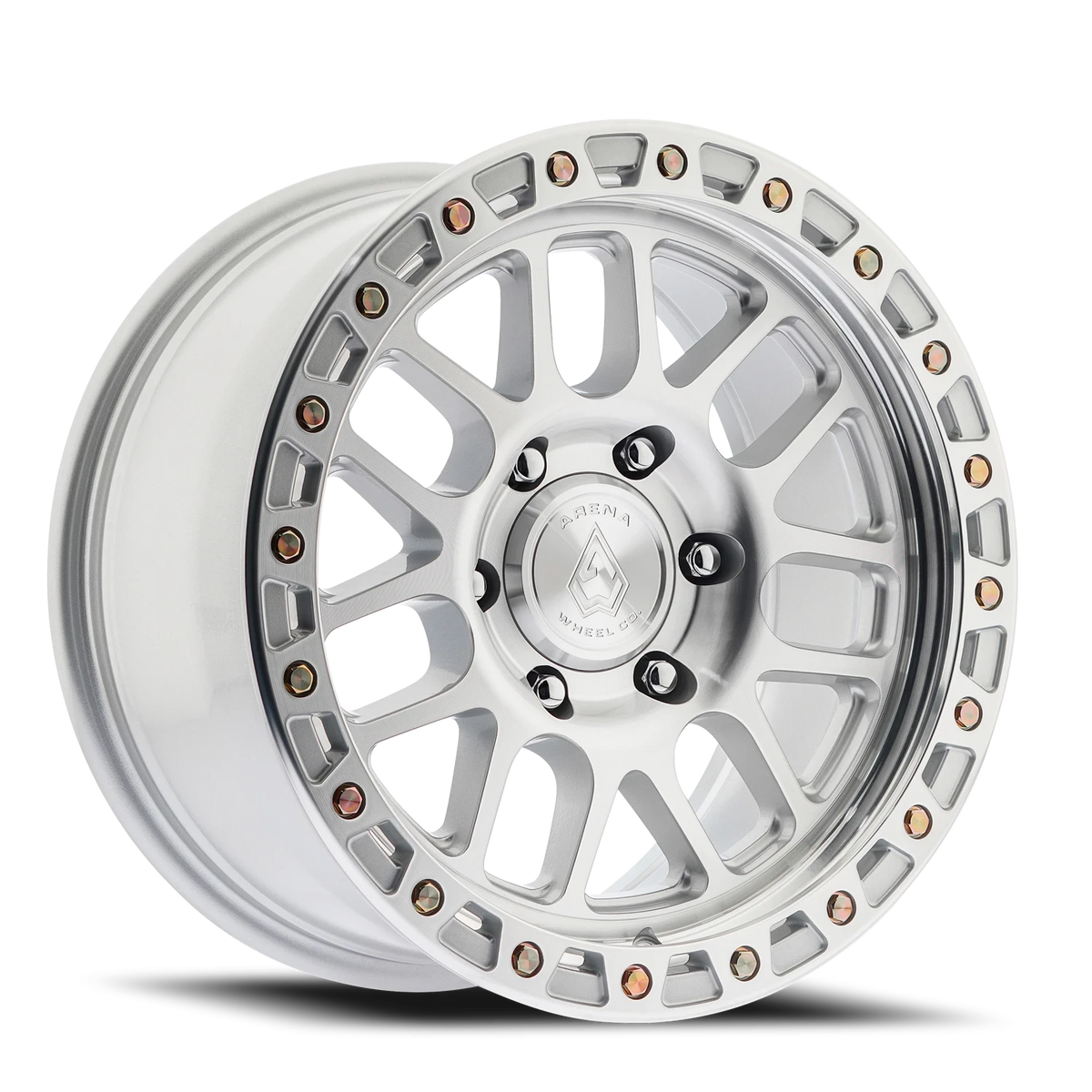 Arena Boost 17X8.5 +25 Gloss Silver Machined