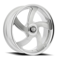 Dazz Bussin 24X9 +0 Gloss Silver W/ Brushed / Chrome Stainless Steel Lip