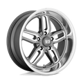 Us Mag 1Pc U129 Cten 20X10 +1 Matte Gun Metal Milled