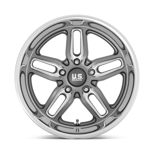 Us Mag 1Pc U129 Cten 20X10 +1 Matte Gun Metal Milled