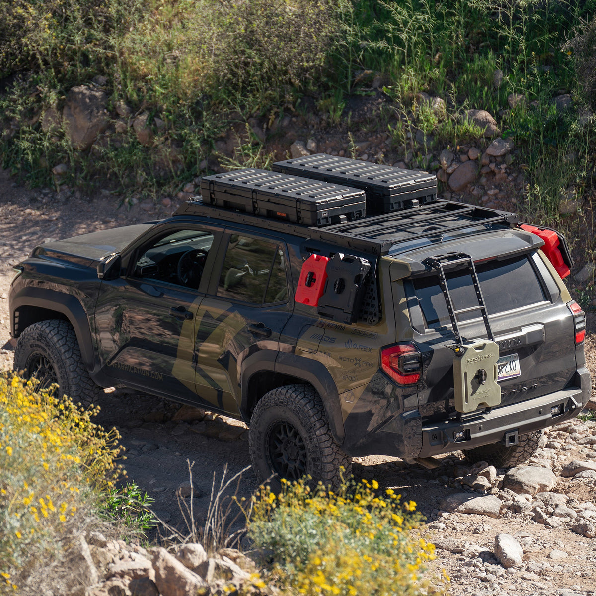 4Runner Roof Rack with Optional Light Bar Mount / 6th Gen / 2025+ (With Light Mount)