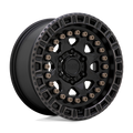 Black Rhino Hard Alloys Carbine 20X9 -18 Matte Black W/ Mach Tint Ring