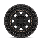 Black Rhino Hard Alloys Carbine 20X9 +10 Matte Black W/ Mach Tint Ring