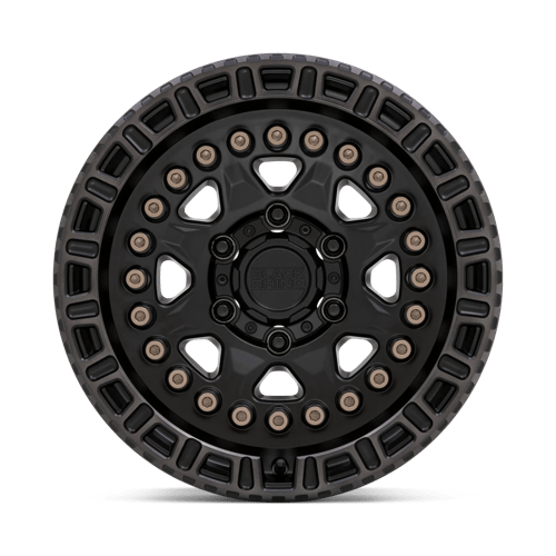 Black Rhino Hard Alloys Carbine 20X9 +10 Matte Black W/ Mach Tint Ring