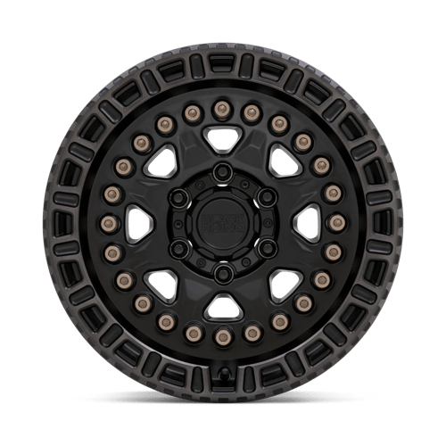 Black Rhino Hard Alloys Carbine 20X9 +10 Matte Black W/ Mach Tint Ring
