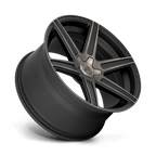 Niche 1Pc M236 Carina 24X10 +25 Matte Mach Double Dark Tint