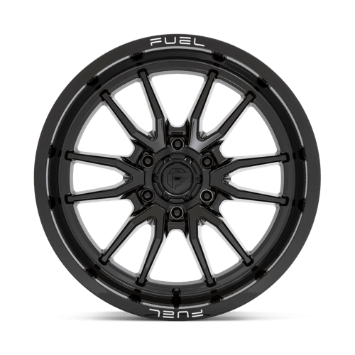 Fuel 1Pc D760 Clash 22X10 -18 Gloss Black