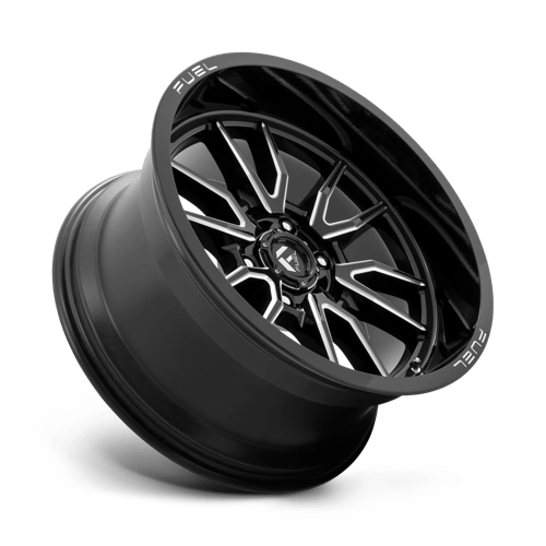 Fuel 1Pc D761 Clash 17X9 +1 Gloss Black Milled