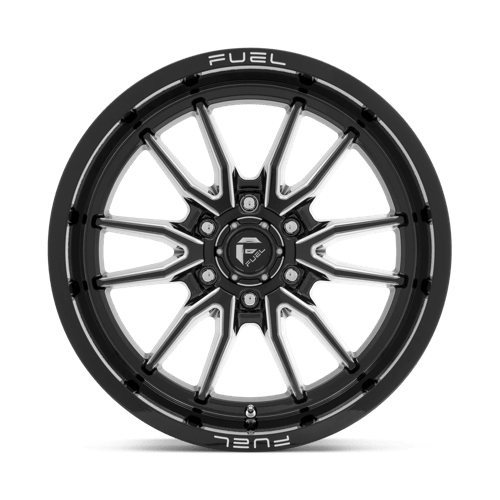 Fuel 1Pc D761 Clash 20X10 -18 Gloss Black Milled
