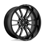 Fuel 1Pc D761 Clash 22X10 -18 Gloss Black Milled
