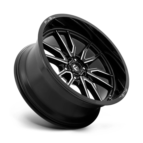 Fuel 1Pc D761 Clash 22X10 -18 Gloss Black Milled