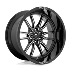 Fuel 1Pc D761 Clash 22X12 -44 Gloss Black Milled