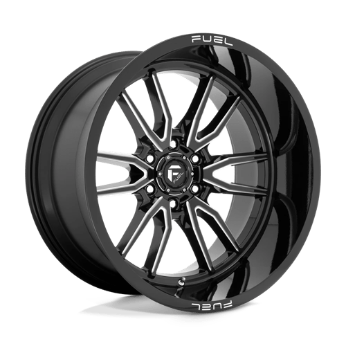 Fuel 1Pc D761 Clash 22X12 -44 Gloss Black Milled