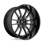 Fuel 1Pc D761 Clash 24X12 -44 Gloss Black Milled