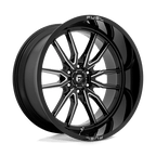 Fuel 1Pc D761 Clash 24X12 -44 Gloss Black Milled