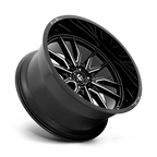 Fuel 1Pc D761 Clash 24X12 -44 Gloss Black Milled