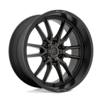 Fuel 1Pc D762 Clash 22X10 -18 Matte Black Double Dark Tint