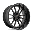 Fuel 1Pc D762 Clash 24X12 -44 Matte Black Double Dark Tint