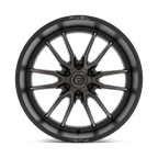 Fuel 1Pc D762 Clash 24X12 -44 Matte Black Double Dark Tint