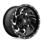 Fuel 1Pc D574 Cleaver 17X9 -12 Gloss Black Milled