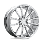 Dub 1Pc S251 Clout 24X10 +30 Chrome Plated