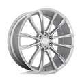 Dub 1Pc S248 Clout 24X10 +30 Gloss Silver Brushed
