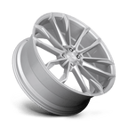 Dub 1Pc S248 Clout 24X10 +30 Gloss Silver Brushed