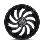 Dub 1Pc S242 Cojones 24X9 +25 Gloss Black Milled