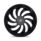 Dub 1Pc S242 Cojones 24X10 +5 Gloss Black Milled