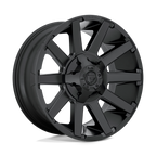 Fuel 1Pc D437 Contra 20X9 +20 Satin Black