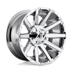 Fuel 1Pc D614 Contra 20X10 -19 Chrome Plated