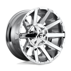 Fuel 1Pc D614 Contra 20X10 -18 Chrome Plated