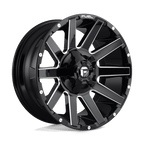 Fuel 1Pc D615 Contra 20X9 +1 Gloss Black Milled
