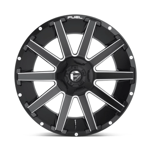 Fuel 1Pc D616 Contra 20X10 -18 Matte Black Milled
