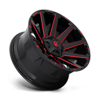 Fuel 1Pc D643 Contra 20X9 +1 Gloss Black Red Tinted Clear