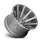 Fuel 1Pc D714 Contra Platinum 20X9 +19 Brushed Gun Metal Tinted Clear
