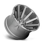 Fuel 1Pc D714 Contra Platinum 20X10 -18 Brushed Gun Metal Tinted Clear