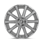 Fuel 1Pc D714 Contra Platinum 20X9 +19 Brushed Gun Metal Tinted Clear