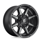 Fuel 1Pc D556 Coupler 18X9 +1 Matte Black Double Dark Tint