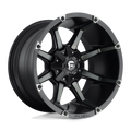 Fuel 1Pc D556 Coupler 20X10 -24 Matte Black Double Dark Tint