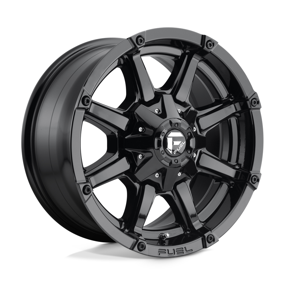 Fuel 1Pc D575 Coupler 17X9 -12 Gloss Black