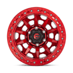 Fuel 1Pc D113 Covert Beadlock 17X9 -15 Candy Red