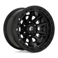 Fuel 1Pc D114 Covert Beadlock 17X9 -15 Matte Black