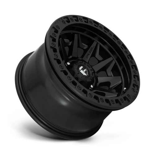 Fuel 1Pc D114 Covert Beadlock 17X9 -15 Matte Black