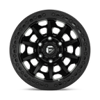 Fuel 1Pc D114 Covert Beadlock 17X9 -15 Matte Black