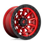 Fuel 1Pc D695 Covert 17X9 -12 Candy Red Black Bead Ring